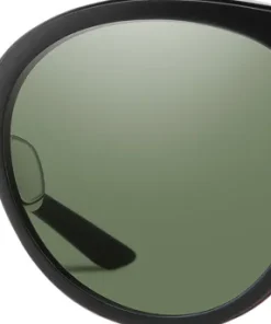 Somerset Sunglasses - Matte Black - ChromaPop Polarized Gray Green Lens - Women's