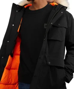 Soren Parka With Faux Fur Trim - Men's