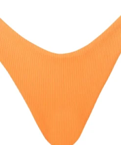 Splendourous Vibrant Orange High Rise Bikini Bottom - Women's
