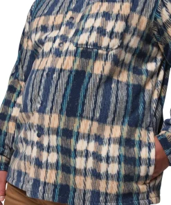 Steens Mountain II Big Size Printed Fleece Shirt Jacket - Men's