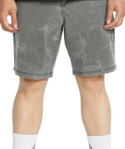 Stone Faded Hybrid Short 19