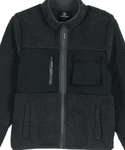 Storm Stone Zip Sherpa Sweatshirt - Kids