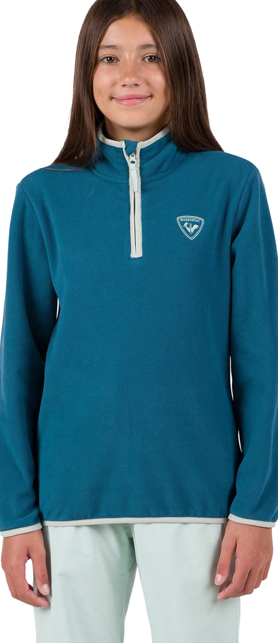 Strawpile Half Zip Fleece Top - Junior