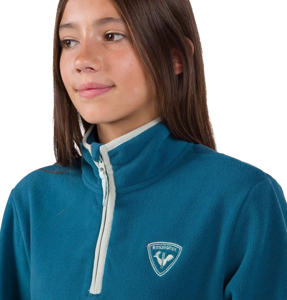 Strawpile Half Zip Fleece Top - Junior