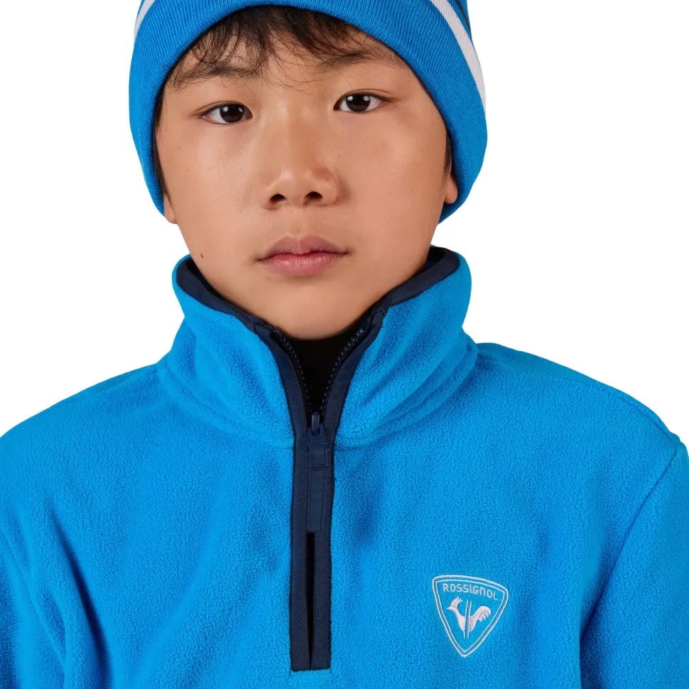 Strawpile Half Zip Fleece Top - Junior