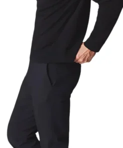 Stretch Merino Crew Neck Sweater - Men's