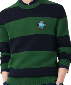 Striped Cotton Jersey Sweater - Men's