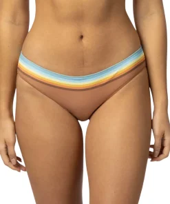 Sunrise Stripe Cheeky Hipster Bikini Bottom - Women's