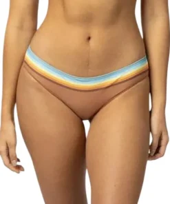 Sunrise Stripe Cheeky Hipster Bikini Bottom - Women's