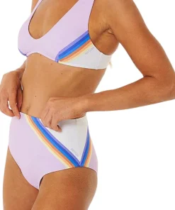 Sunrise Stripe Trilette Bikini Top - Women's