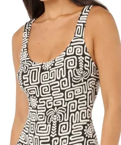 Sunset Jacquard One Piece Swimsuit - Women's