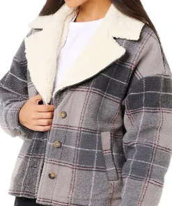 Sunset Luau Check Shacket - Women's