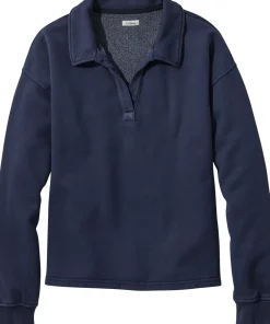 Sunwashed Sweats Splitneck Polo - Women's