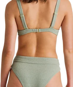 Textured Underwire Bikini Top - Women's