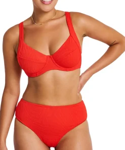 Textured Underwire Unlined Tank Top - Women's