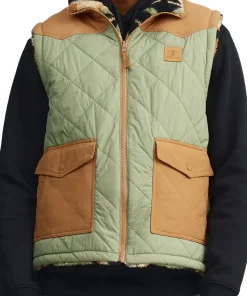 The Reversible Quilted Vest - Men's