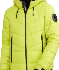 Thebe Mixed Media Ski Jacket with Fixed Hood - Men's