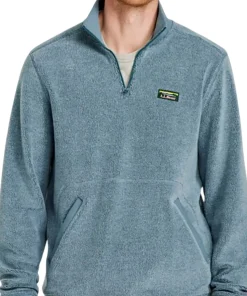 Tumbled Sherpa Quarter-Zip Pullover - Men's