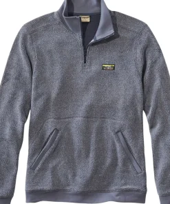 Tumbled Sherpa Quarter-Zip Pullover - Men's