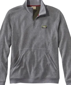 Tumbled Sherpa Quarter-Zip Pullover - Men's