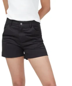 Twill High Waist Shorts - Women's