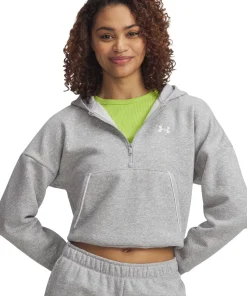UA Rival Fleece Piped ½ Zip Hoodie - Women's