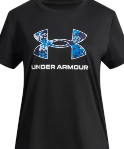 UA Tech Print Fill Short Sleeve T-Shirt - Girls