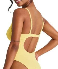 Underwire Open Back Cami One-Piece Swimsuit - Women's