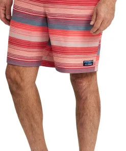 Vacationland Stretch Printed Swim Trunks 8" - Men's