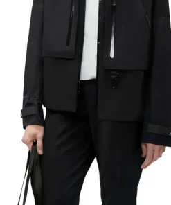 Vallandry Windbreaker Jacket with Branded Extendable Hood - Men's