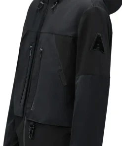 Vallandry Windbreaker Jacket with Branded Extendable Hood - Men's