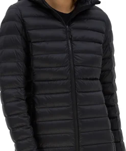 Vika Mid-Length Lightweight Puffer Down Jacket - Women's