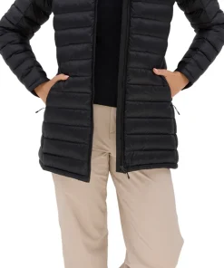 Vika Mid-Length Lightweight Puffer Down Jacket - Women's