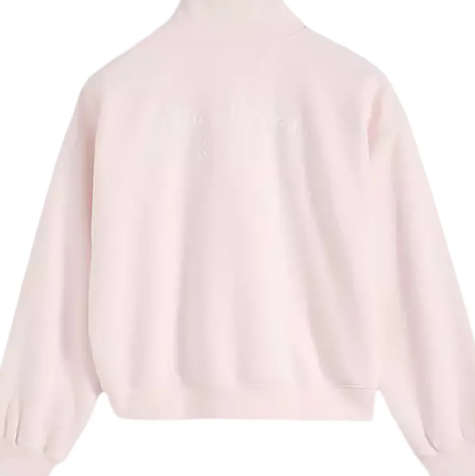 Vintage Boxy Graphic Quarter Zip Sweatshirt - Women's