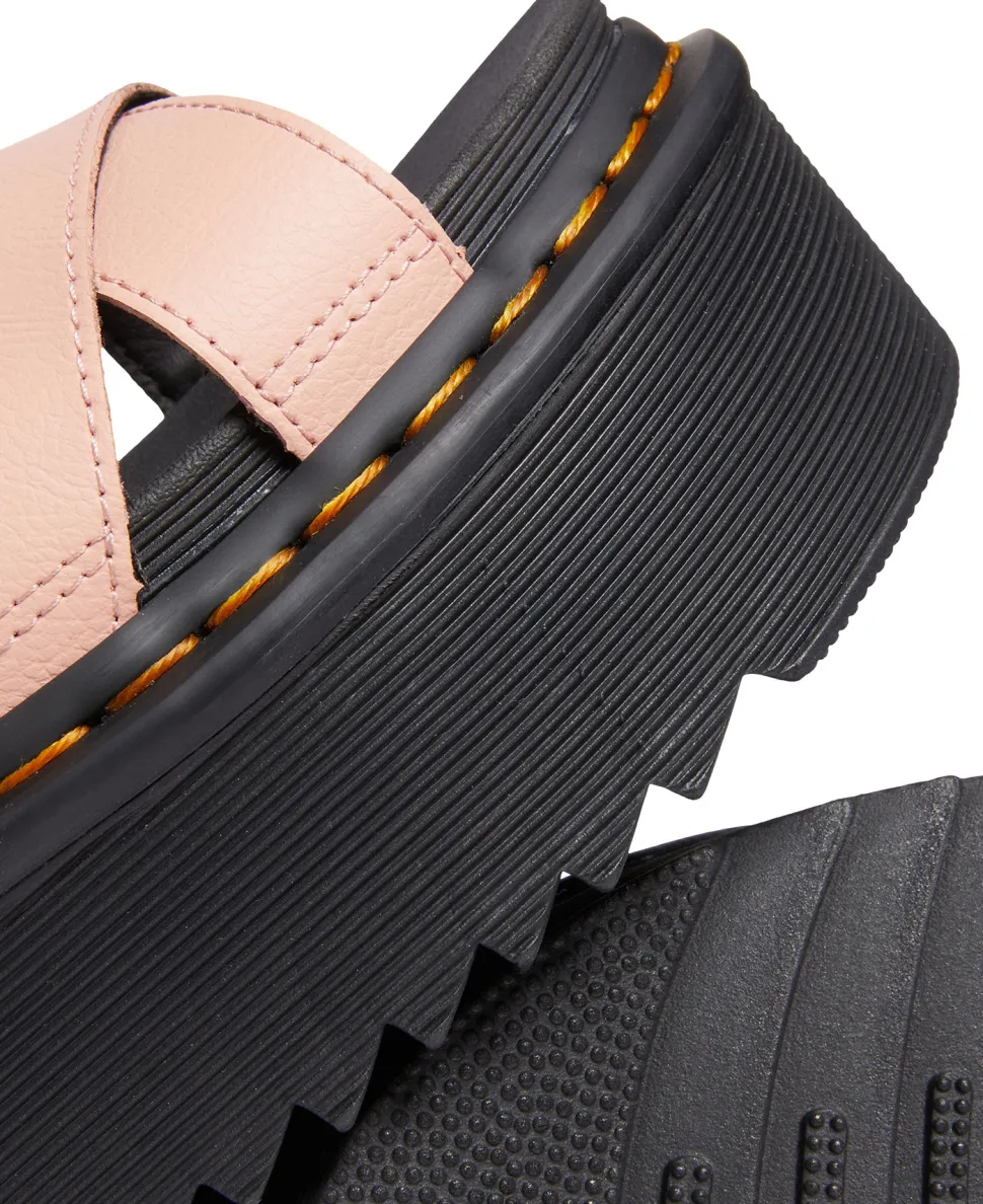 Voss II Athena Leather Strap Platform Sandals - Women's