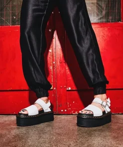 Voss Leather Strap Platform Sandals - Women's