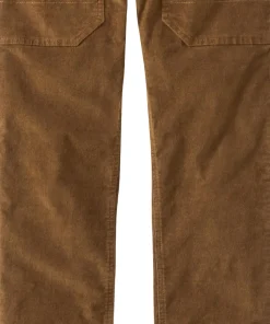 Washed Corduroy Straight Leg Pants - Men's