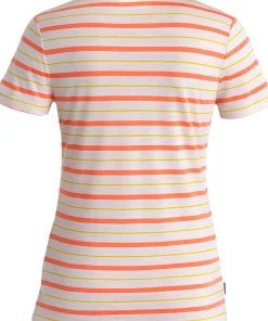 Wave Merino Short Sleeve Stripe T-Shirt - Women's