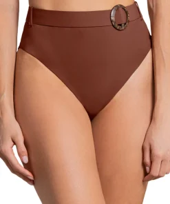 Whitney Moccachino High Rise/High Leg Bikini Bottom - Women's