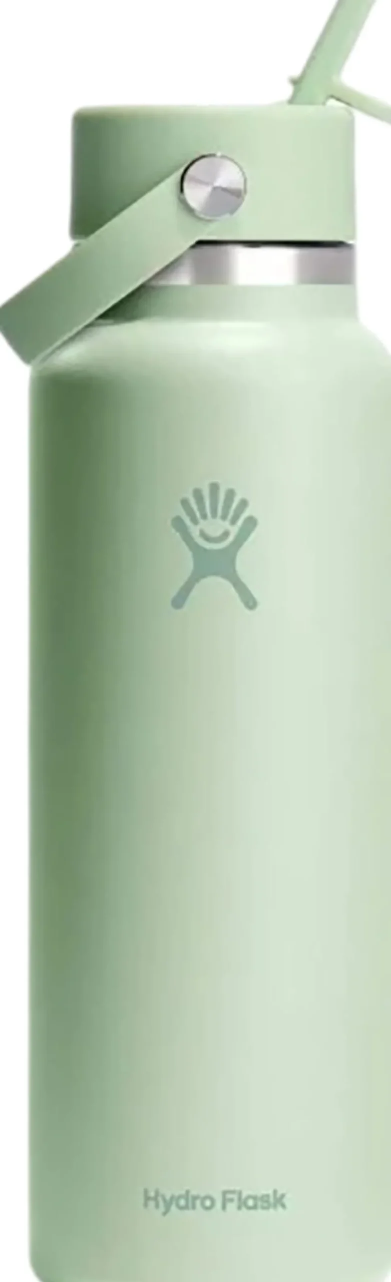 Wide Mouth Water Bottle with Flex Straw Cap 1.18L