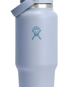 Wide Mouth Water Bottle with Flex Straw Cap 710ml