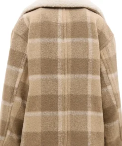 Wool Blend Double Breasted Jacket - Women's