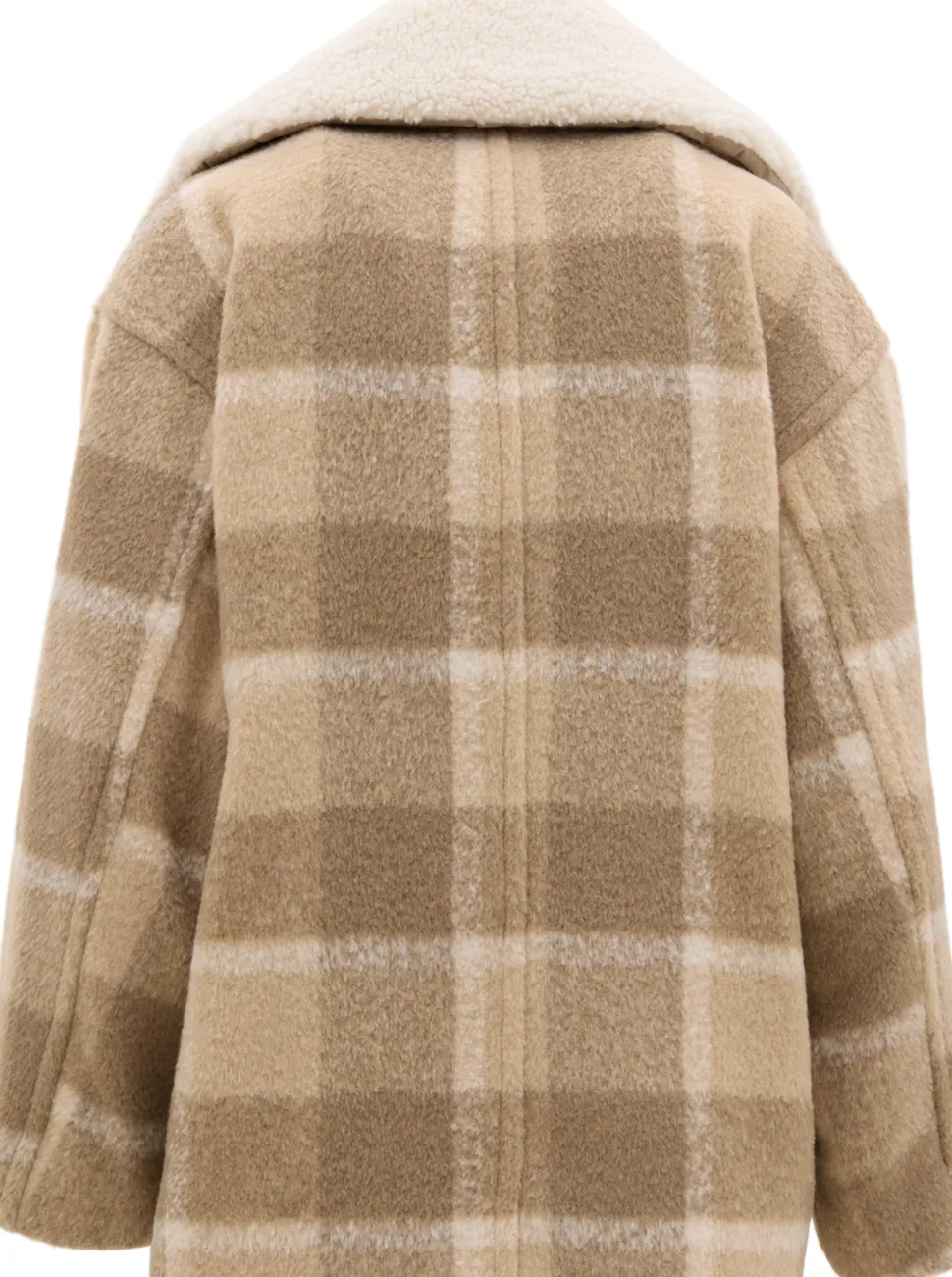 Wool Blend Double Breasted Jacket - Women's