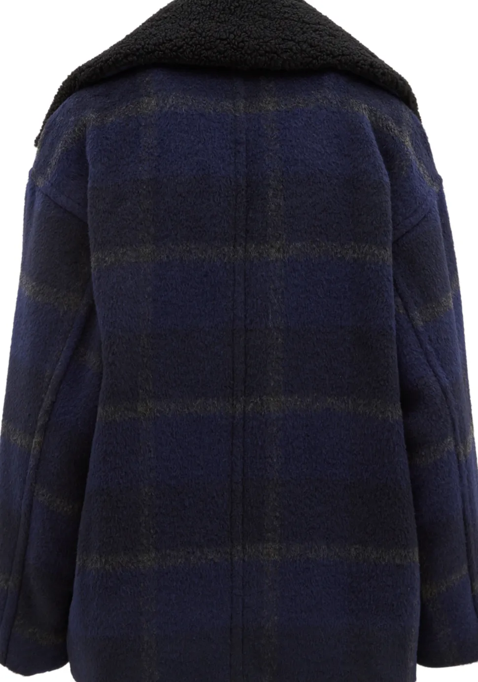 Wool Blend Double Breasted Jacket - Women's