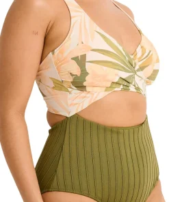 Wrap One-Piece Swimsuit - Women's