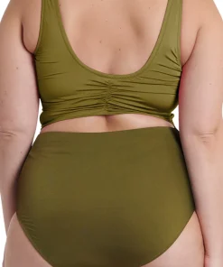 Wrap One-Piece Tank Swimsuit - Women's
