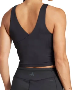 Yoga Crop Tank Top with Inner Shelf Bra - Women's