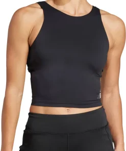 Yoga Crop Tank Top with Inner Shelf Bra - Women's